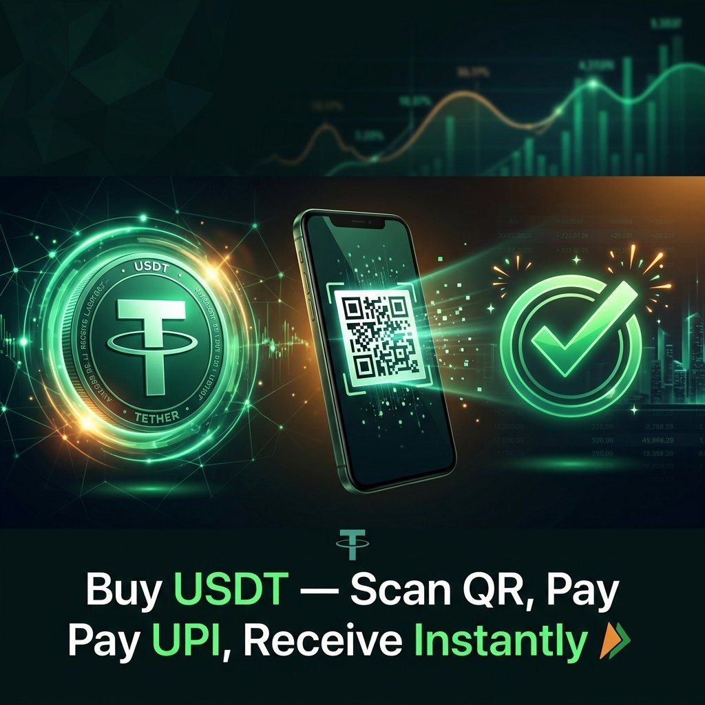 How to buy USDT with UPI in India 2026 — FastXP2P